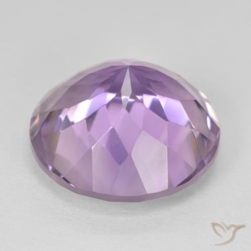 Ametista íris violeta Natural 13.53ct, Redondo, VVS