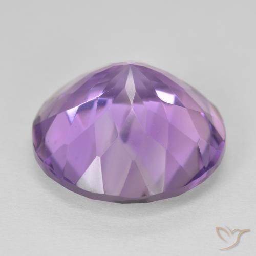 Ametista íris violeta Natural 13.06ct, Redondo, VVS