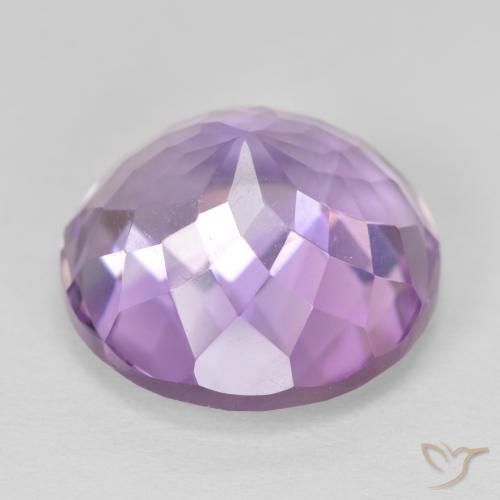 Ametista Violeta rosa médio Natural 14.47ct, Redondo, VVS-VS