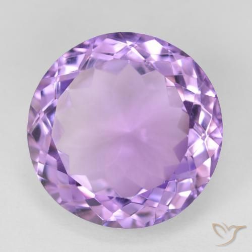 Ametista Violeta médio Natural 13.48ct, Redondo, VVS-VS