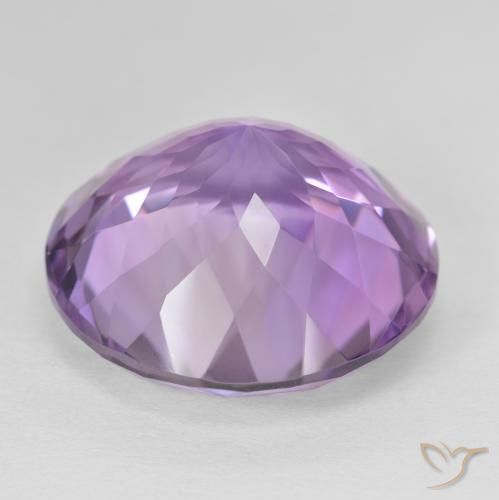 Ametista Violeta médio Natural 25.83ct, Redondo, VVS