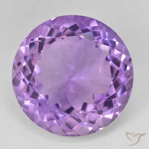 26.56ct Natural Violeta Profundo Ametista, Redondo, VVS