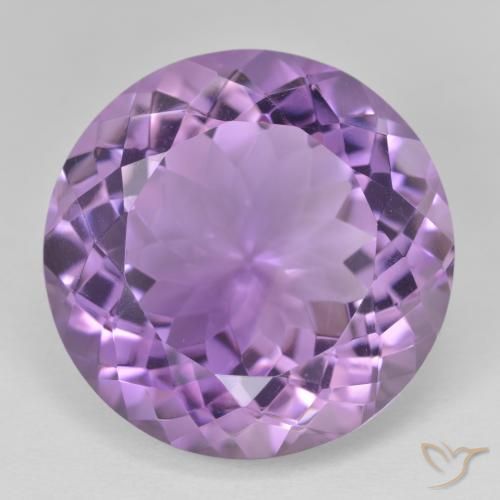 24.28ct Natural Violeta Púrpura Ametista, Redondo, VVS