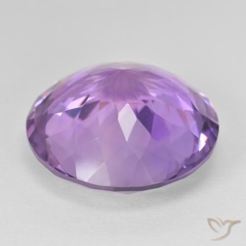 Ametista Violeta Profundo Natural 24.81ct, Redondo, VVS