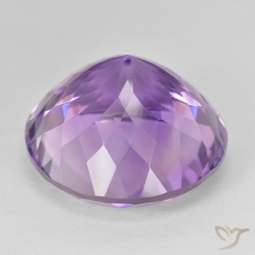 Ametista Violeta Profundo Natural 29.03ct, Redondo, VVS