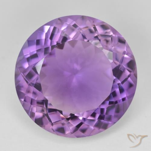 Ametista lapidação redonda 23,46 ct, 20,1 mm do Brasil, Photo A