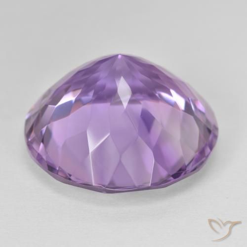 Ametista Violeta rosado Natural 25.91ct, Redondo, VVS