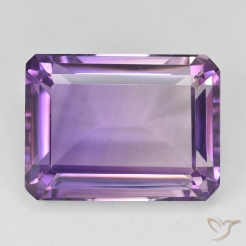 24.96ct Natural Violeta médio Ametista, Corte Esmeralda, VVS-VS