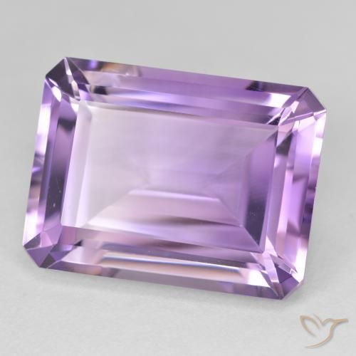 Ametista Violeta Púrpura Natural 22.65ct, Corte Octógono / Esmeralda, VVS-VS