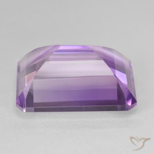 Ametista Violeta Púrpura Natural 22.65ct, Corte Octógono / Esmeralda, VVS-VS
