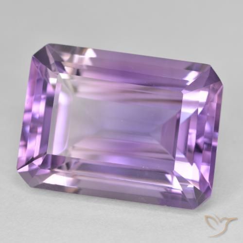 23.51ct Natural Violeta Púrpura Médio Ametista, Corte Esmeralda, VVS-VS
