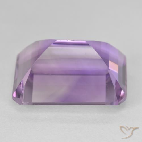 Ametista Violeta Púrpura Médio Natural 23.51ct, Corte Octógono / Esmeralda, VVS-VS