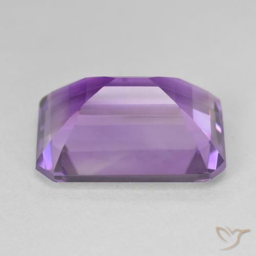 Ametista Violeta Vívido Natural 17.51ct, Corte Octógono / Esmeralda, VVS-VS