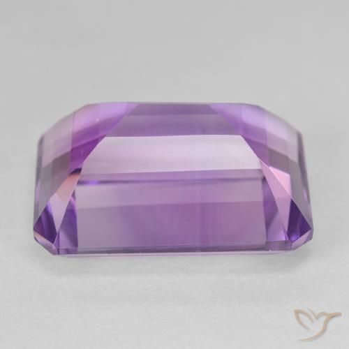 Ametista Violeta rosado Natural 23.50ct, Corte Octógono / Esmeralda, VVS