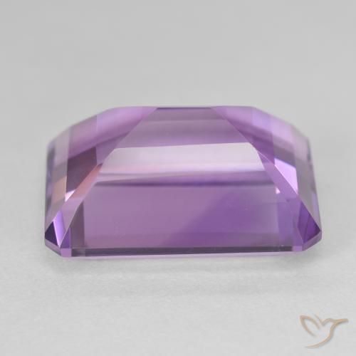 Ametista Violeta médio Natural 22.42ct, Corte Octógono / Esmeralda, VVS