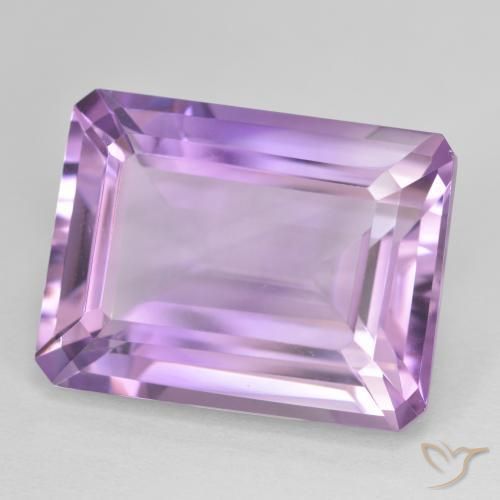Ametista íris violeta Natural 21.61ct, Corte Octógono / Esmeralda, VVS