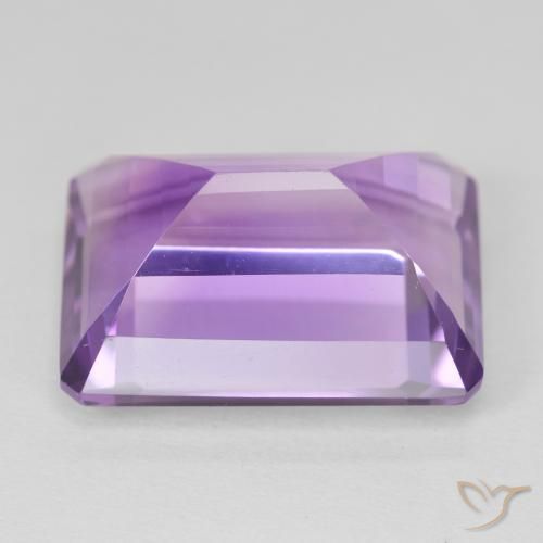 Ametista íris violeta Natural 21.61ct, Corte Octógono / Esmeralda, VVS