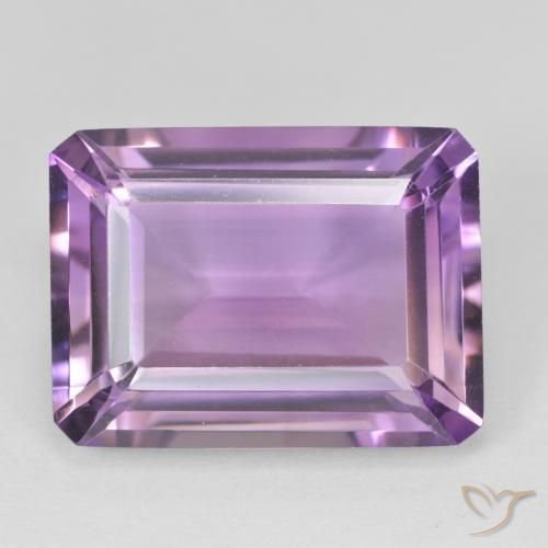 19.16ct Natural Violeta Púrpura Ametista, Corte Esmeralda, VVS