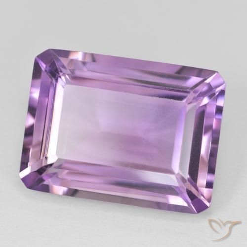 Ametista Violeta Púrpura Natural 19.16ct, Corte Octógono / Esmeralda, VVS