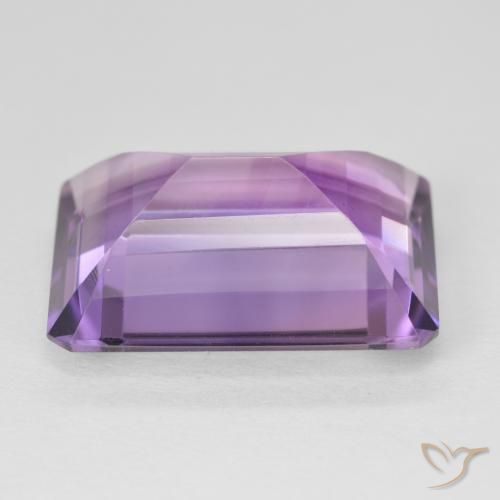 Ametista Violeta Púrpura Natural 19.16ct, Corte Octógono / Esmeralda, VVS