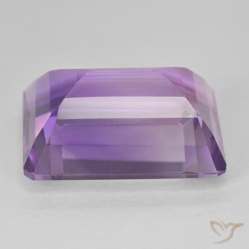 Ametista Medium Light Purplish-Violet Natural 22.54ct, Corte Octógono / Esmeralda, VVS