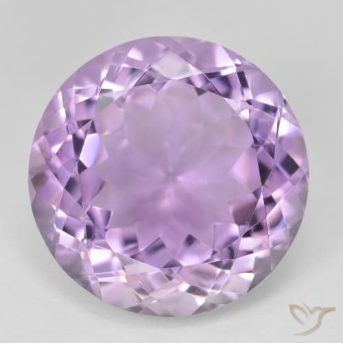 26.13ct Natural Violeta rosado Ametista, Redondo, VVS