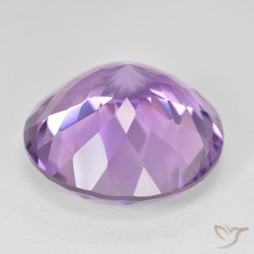 Ametista Violeta rosado Natural 26.13ct, Redondo, VVS