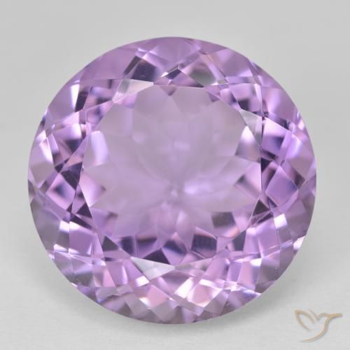 26.75ct Natural Violeta rosado Ametista, Redondo, VVS