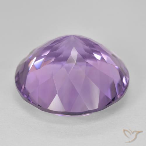 Ametista Violeta rosado Natural 26.75ct, Redondo, VVS