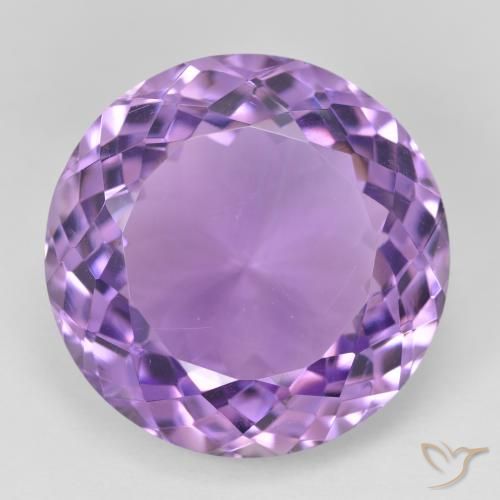 26.15ct Natural Violeta médio Ametista, Redondo, VVS