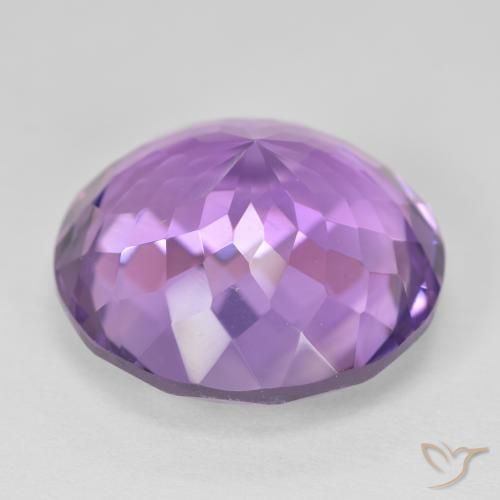 Ametista Violeta médio Natural 26.15ct, Redondo, VVS