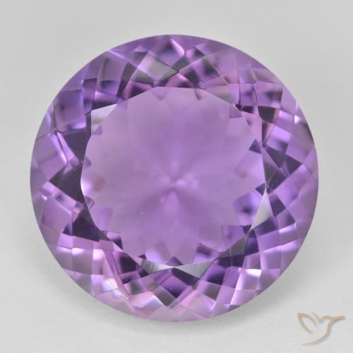 23.77ct Natural Violeta rosado Ametista, Redondo, VVS
