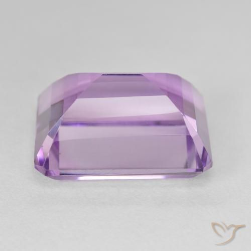 Ametista Berinjela Violeta Natural 19.16ct, Corte Octógono / Esmeralda, VVS-VS