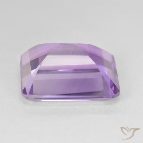 Ametista Violeta médio Natural 17.75ct, Corte Octógono / Esmeralda, VVS-VS