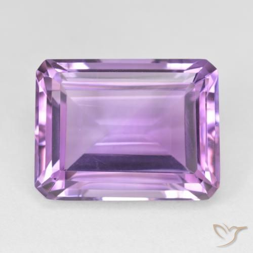 19.33ct Natural Violeta rosa médio Ametista, Corte Esmeralda, VVS-VS