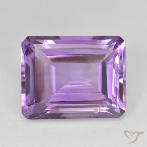 17.40ct Natural Violeta Vívido Ametista, Corte Esmeralda, VVS