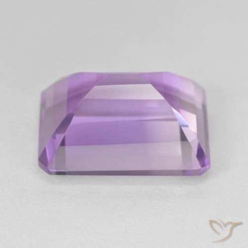 Ametista Violeta rosado Natural 17.67ct, Corte Octógono / Esmeralda, VVS-VS