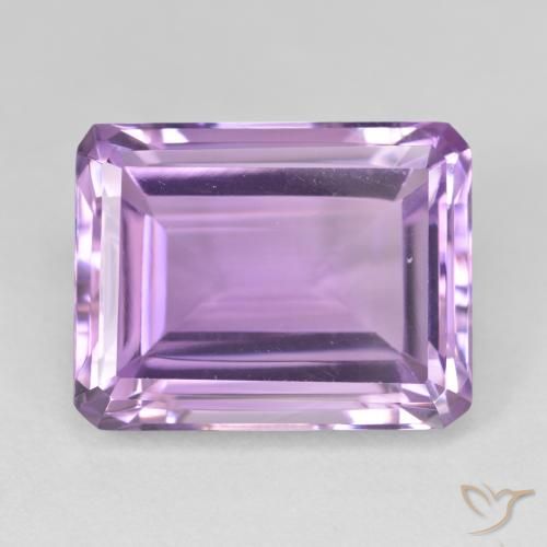 19.78ct Natural Violeta rosado Ametista, Corte Esmeralda, VVS-VS