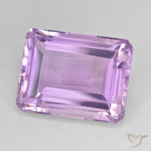 Ametista Violeta rosado Natural 19.78ct, Corte Octógono / Esmeralda, VVS-VS