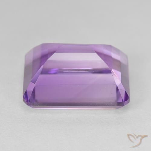 Ametista Violeta rosado Natural 19.78ct, Corte Octógono / Esmeralda, VVS-VS