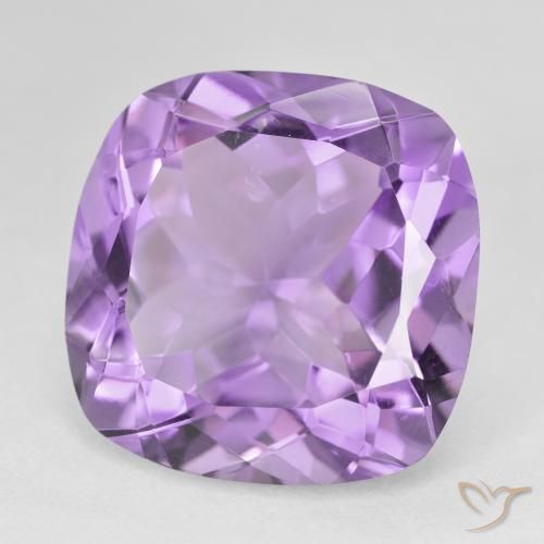 Ametista Violeta médio Natural 20.37ct, Almofada, VVS