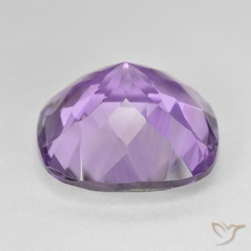 Ametista Violeta rosado claro Natural 20.37ct, Almofada, VVS
