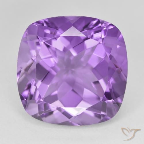 22.37ct Natural Profundo Iris Violeta Ametista, Almofada, VVS-VS