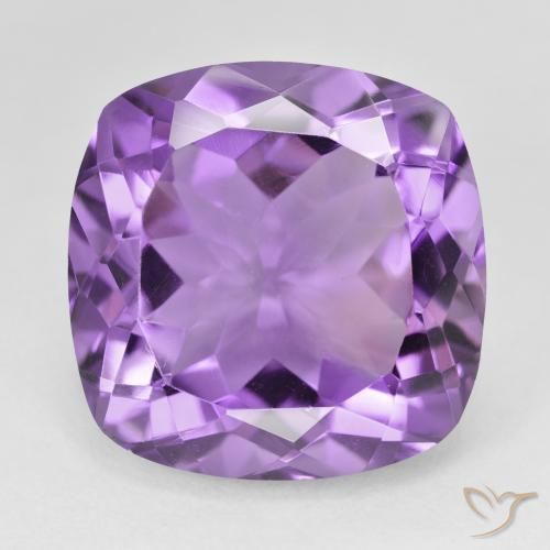 22.31ct Natural Violeta Púrpura Profundo Ametista, Almofada, VVS