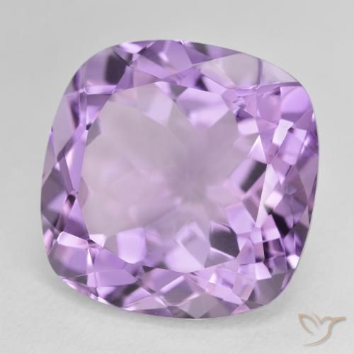 Ametista Violeta médio Natural 21.31ct, Almofada, VVS