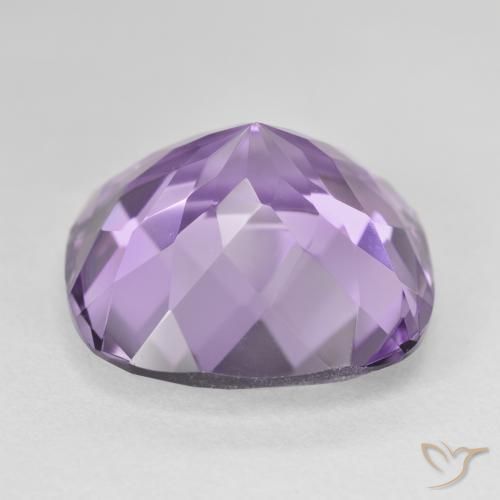Ametista Violeta médio Natural 21.31ct, Almofada, VVS