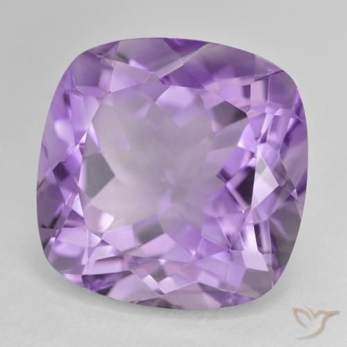 Ametista Profundo Iris Violeta Natural 22.36ct, Almofada, VVS