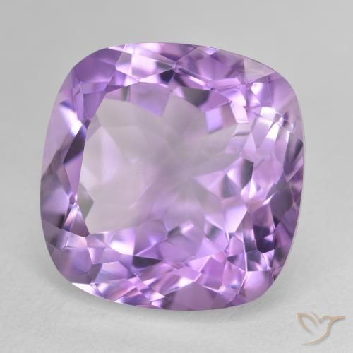 Ametista Violeta Profundo Natural 13.78ct, Almofada, VVS