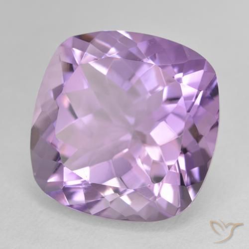 Ametista íris violeta Natural 12.89ct, Almofada, VVS