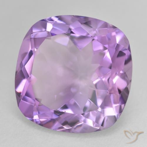 Ametista Violeta Púrpura Natural 14.83ct, Almofada, VVS